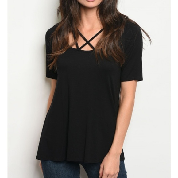 Gigishanger Tops - ✨HOST PICK Short Sleeve Scoop Neck Soft Jersey